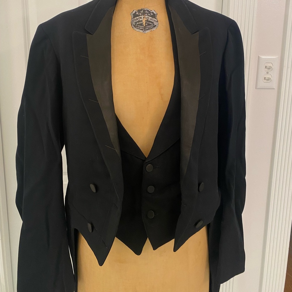 Vintage Mens Suit with Tails